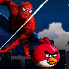 play Spider Man Save Angry Birds