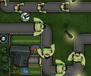 play Haunted Suburb Tower Defense
