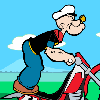 play Popeye Bike