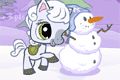 play Snowy Pony