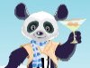 play Panda Lounger Dress Up