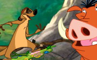 play Timo And Pumba Grub Ridin