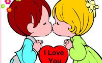 play I Love You Coloring
