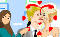 play Victoria Beckham Kissing