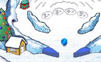 play Snow Pinball
