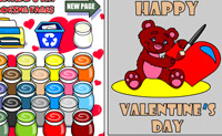 play Valentine Coloring