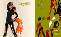 play Foxy Girl Dress Up