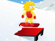 play Lisa On Snowboard