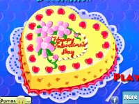 play Valentine Cake Decor