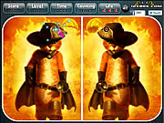 play Puss In Boots Spot The Difference