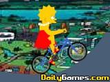 play Lisa Simpson Bicycle