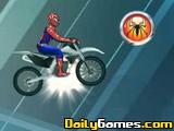 play Spiderman Ice Bike