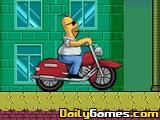 play Homer Motor Bike