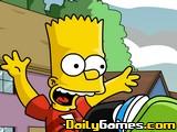 Bart Simpson Skateboarding