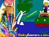 play Ponyo Online Coloring Page