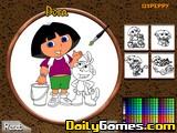 play Online Coloring Dora