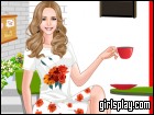 play Cafe Coffee Dress Up