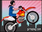 Girl Bike Stunt
