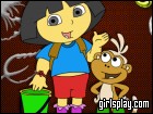 Dora Online Coloring Page