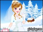 Lovely Winter Bride Dress Up