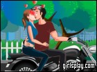 play Risky Motorcycle Kissing