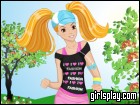 play Jogging Girl Dress Up