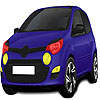 play Midi Dark Blue Car Coloring