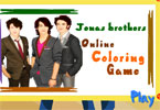 play Jonas Brothers Online Coloring