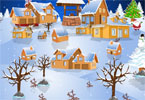 play Snowy Village Decor