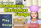 play Cranberry Christmas Fudge