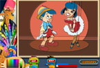 play Pinocchio Love Online Coloring Page