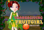 play Thanksgiving Fruit Girl Dressup