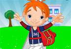 play Happy School Boy Dressup