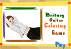 play Britney Online Coloring