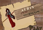 play Aeris Online Coloring