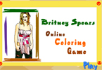 play Britney Spears Online Coloring