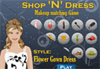play Makeup Matching - Style - Flower Gown Dress