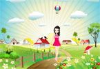 play Beautiful Village Decor