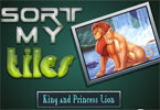play Sort My Tiles King And Princess Lion