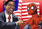 play Sort My Tiles Obama And Spiderman