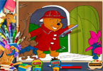 play Welcome Pooh Online Coloring Page
