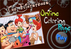 play The Flintstones Online Coloring Page