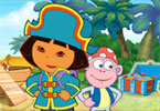 play Doras Pirate Boat Treasure Hunt