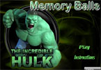play Hulk Memory Balls