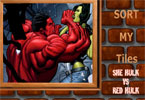 play Sort My Tiles She Hulk Vs Red Hulk