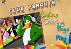 play Club Penguin Online Coloring Page