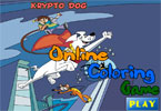play Krypto Dog Online Coloring