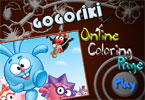play Gogoriki Online Coloring Page