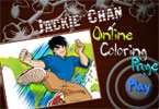 play Jackie Chan Online Coloring Page