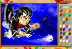 play Harry Potter Online Coloring Page